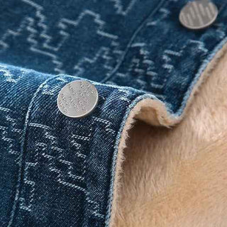 Jeansjacke Mit Fleecefutter - Cecile LavelleBlaugrau