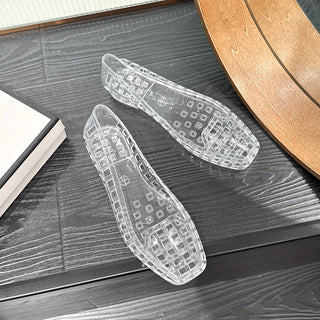 Jelly Ballerinas Damen transparent rutschfest - Cecile LavelleWeiß