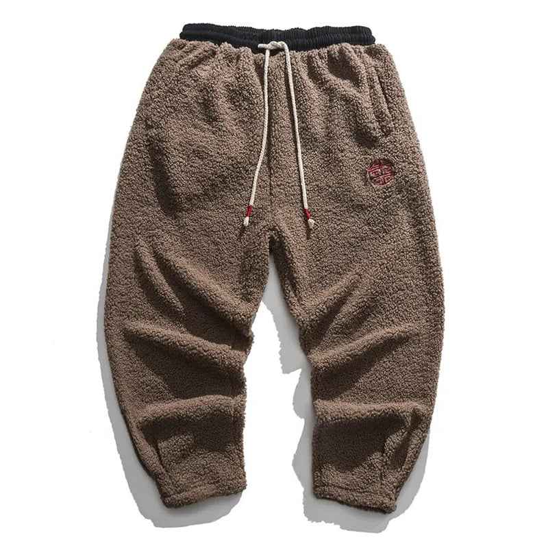 Fleece Jogging Pants Men