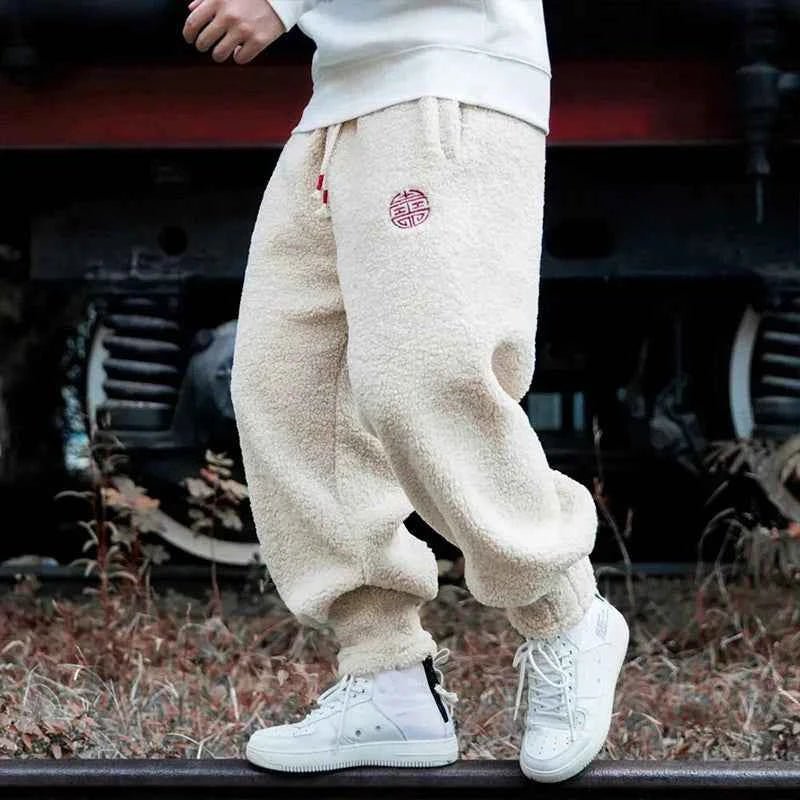 Fleece Jogging Pants Men