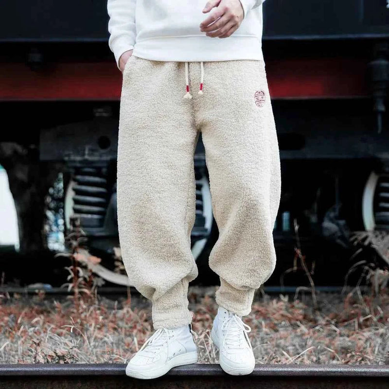 Fleece Jogging Pants Men