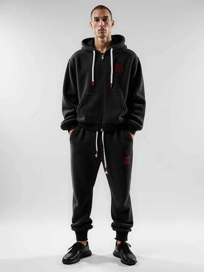 Fleece Jogging Pants Men