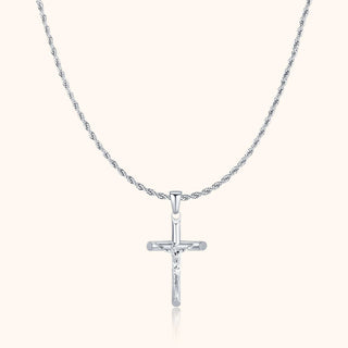 Kette Mit Kreuz Herren - Cecile LavelleSilber
