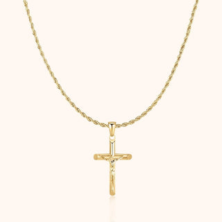 Kette Mit Kreuz Herren - Cecile LavelleGold