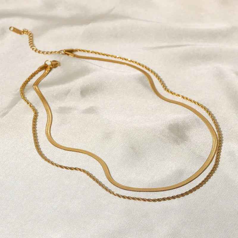 Chain Layering Gold
