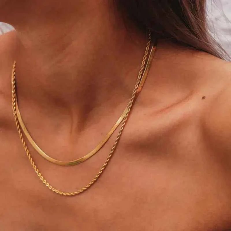 Chain Layering Gold