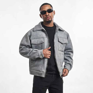 Klassische Bomberjacke Herren - Cecile LavelleBeige