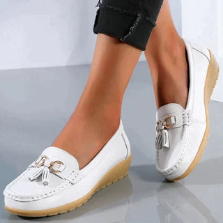 Klassische Damen Loafer - Cecile LavelleWeiß