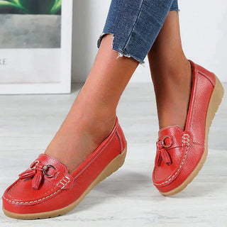 Klassische Damen Loafer - Cecile LavelleRot