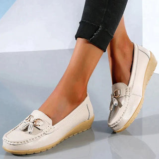 Klassische Damen Loafer - Cecile LavelleBeige