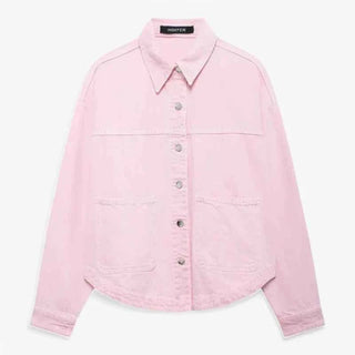 Klassische Denimjacke - Cecile LavelleHellrosa