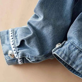 Klassische Jeansjacke Damen - Cecile LavelleBlaugrau