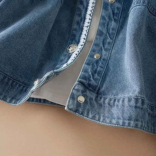 Klassische Jeansjacke Damen - Cecile LavelleBlaugrau