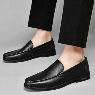 Klassische Lederloafers Herren - Cecile LavelleSchwarz