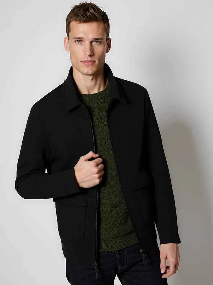 Klassische Zip-Jacke Herren