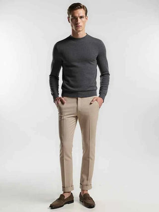 Klassischer Pullover Herren - Cecile LavelleGrau