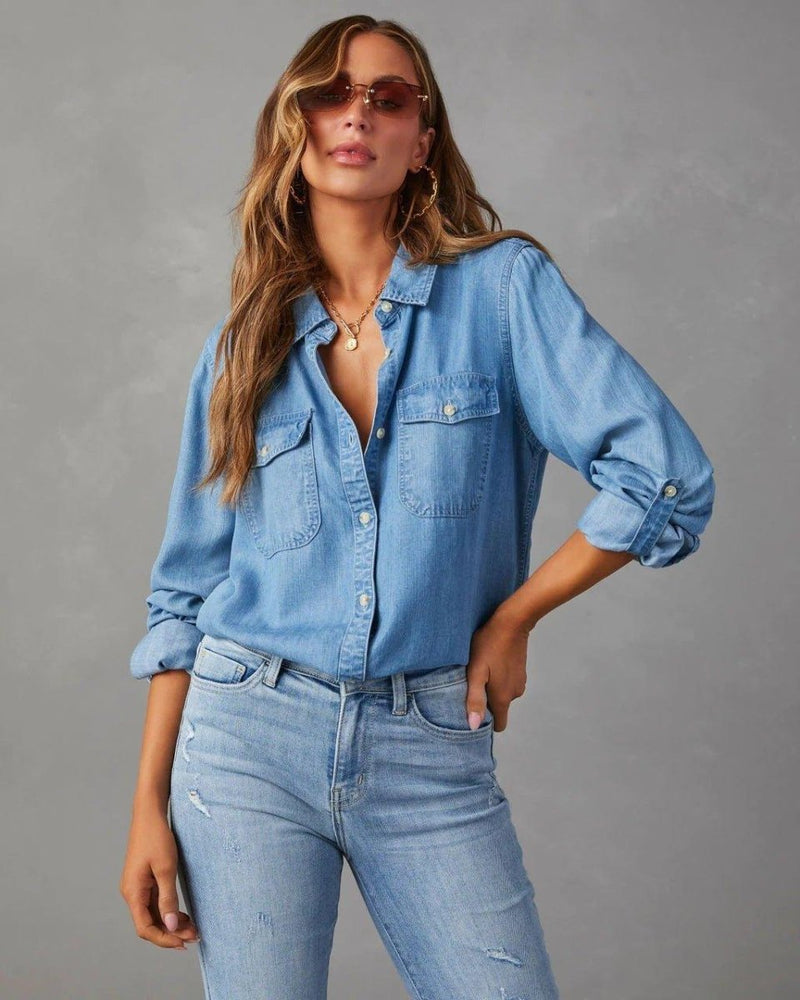 Klassisches Jeanshemd Damen