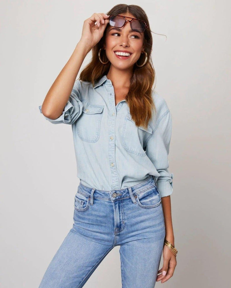 Klassisches Jeanshemd Damen