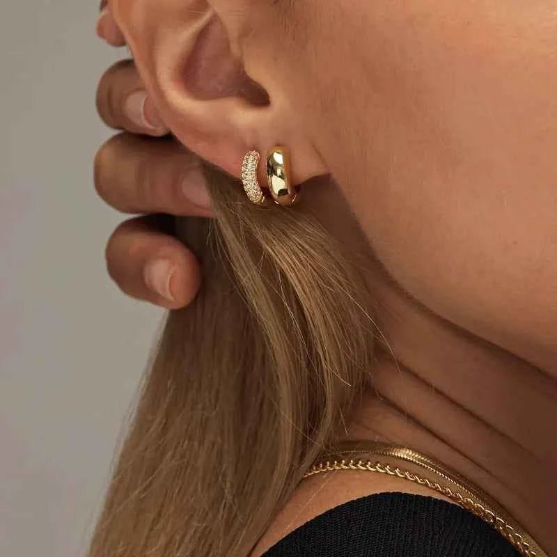 Small Hoops Gold