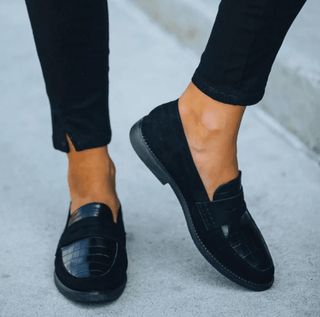 Komfort Loafer Damen Elegant - Cecile LavelleSchwarz