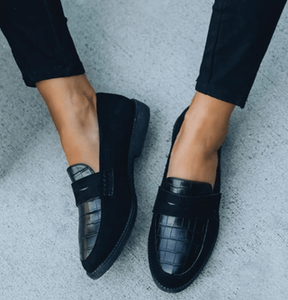 Komfort Loafer Damen Elegant - Cecile LavelleSchwarz