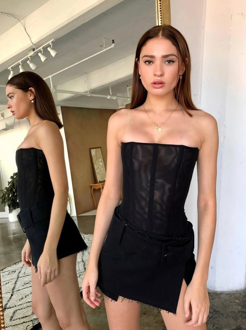 Strapless Elegant Corset Top