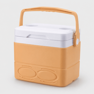 Kühlbox tragbar mit Griff für Camping - Cecile LavelleOrange