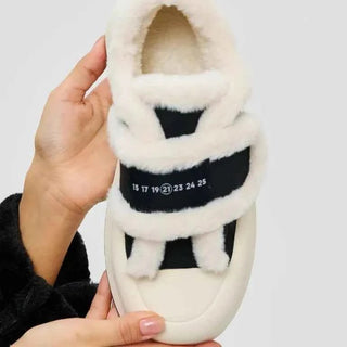 Kuschelige Winterschuhe Damen - Cecile LavelleBeige