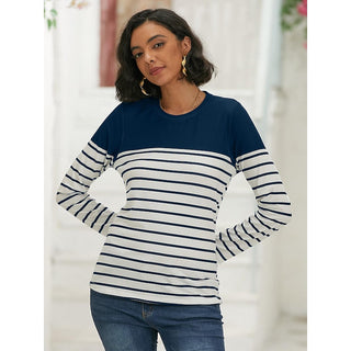 Langarmshirt Damen Gestreift