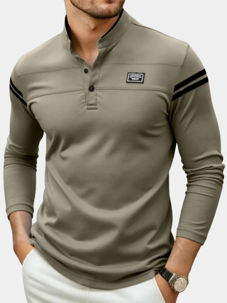 Langarmshirt Herren Slim Fit