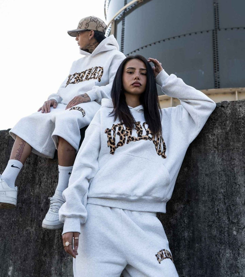 Lässiger Leopard Hoodie