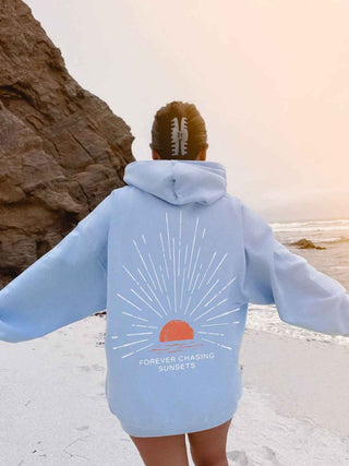 Lässiger Oversize Hoodie - Cecile LavelleHellblau