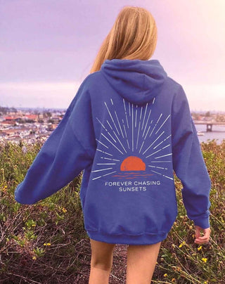 Lässiger Oversize Hoodie - Cecile LavelleBlau