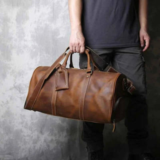 Leder Reisetasche Herren - Cecile LavelleSchwarz