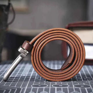 Ledergürtel Herren - Cecile LavelleSchwarz