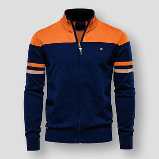 Leichte Strickjacke Herren - Cecile LavelleOrange