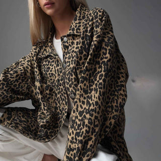Leopard Jacke Damen - Cecile LavelleBraun