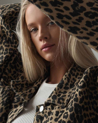 Leopard Jacke Damen - Cecile LavelleBraun