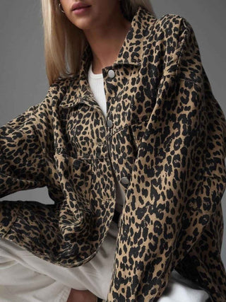 Leopard Jacke Damen - Cecile LavelleBraun