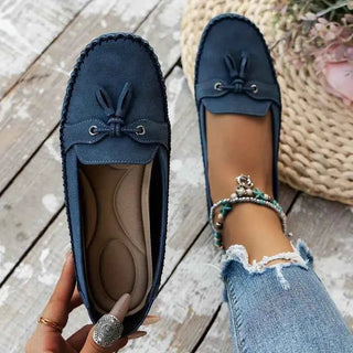 Loafers Damen mit Schleife - Cecile LavelleBlau