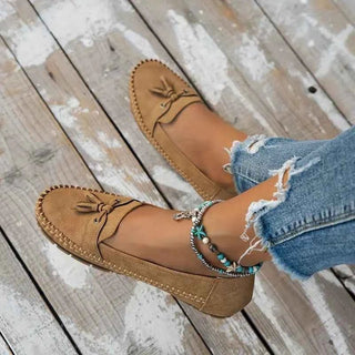 Loafers Damen mit Schleife - Cecile LavelleBlau