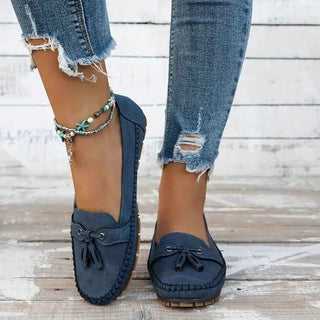Loafers Damen mit Schleife - Cecile LavelleBlau