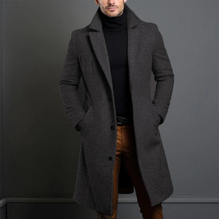 Mantel Herren Slim Fit in Grau