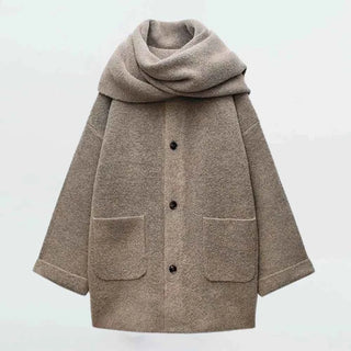 Geknöpfte Strickjacke mit Struktur