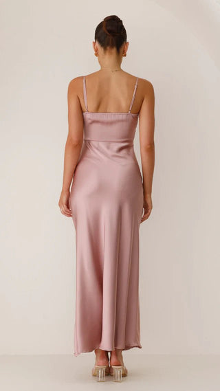 Maxikleid Sommer mit Spaghettiträgern - Cecile LavelleGelb