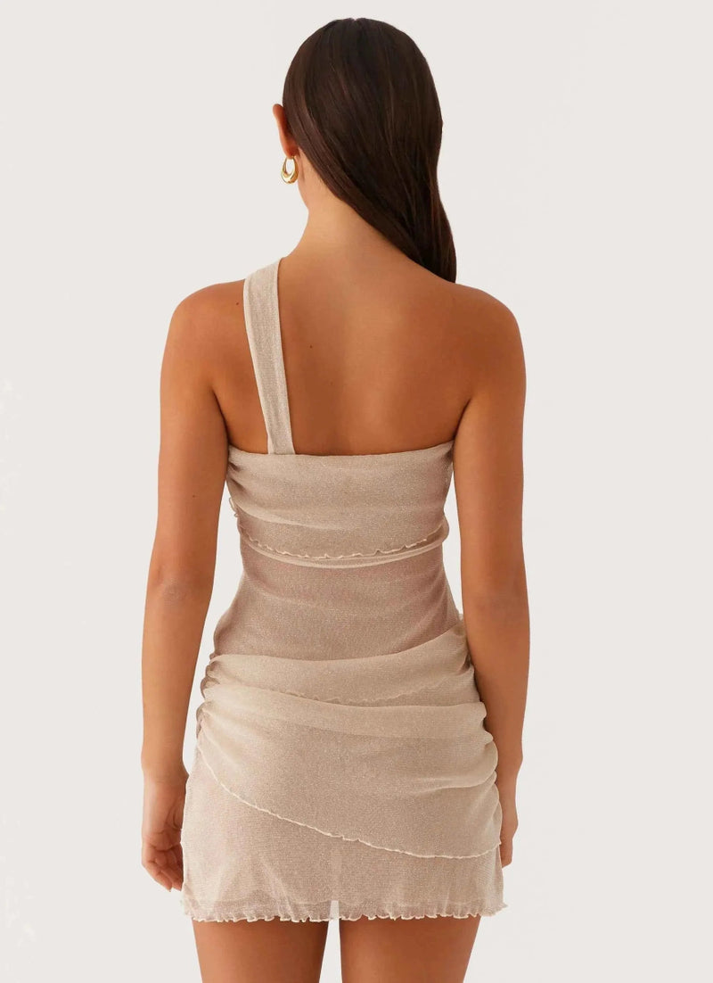 Mesh Mini Dress