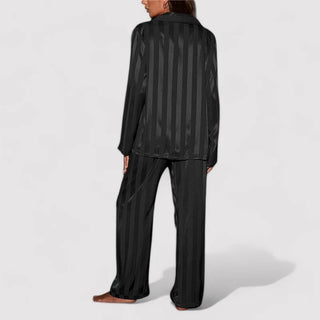 mira – pyjama - set mit streifenstruktur - Cecile LavelleSchwarz