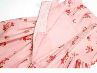 Mira – romantisches Midikleid mit Vintage - Touch aus 100% Baumwolle - Cecile LavelleRosa