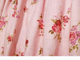 Mira – romantisches Midikleid mit Vintage - Touch aus 100% Baumwolle - Cecile LavelleRosa