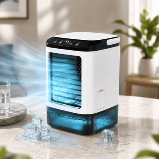 Mobiler Luftkühler mit Wasserkühlung und 900ml Tank - Cecile LavelleWeiß